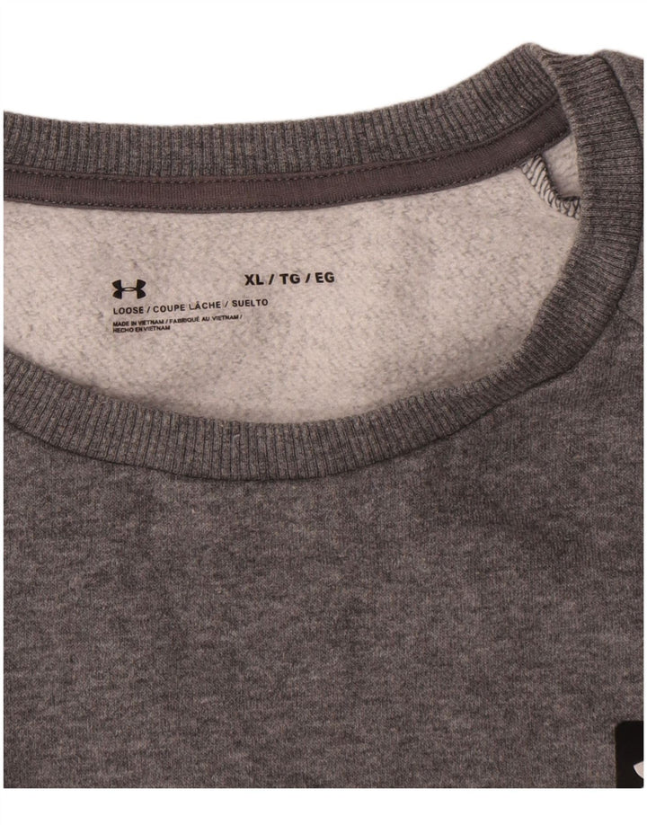 Męska bluza Under Armour XL, szara, nakrapiana