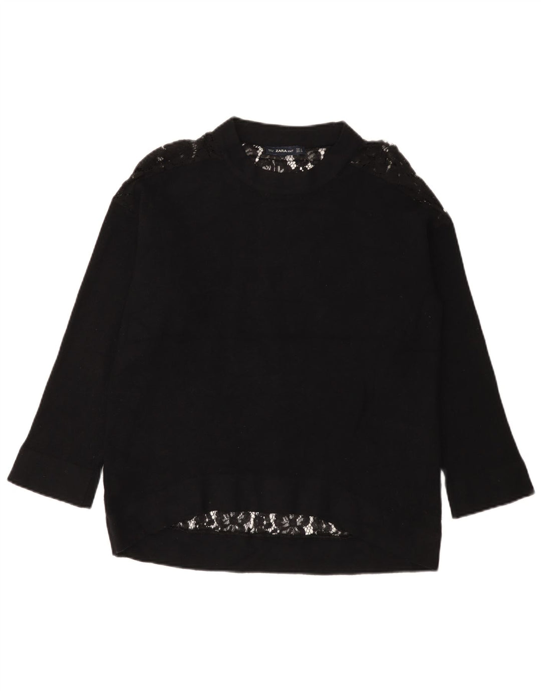 Damska bluzka oversize z długim rękawem Zara UK 10 Small Black