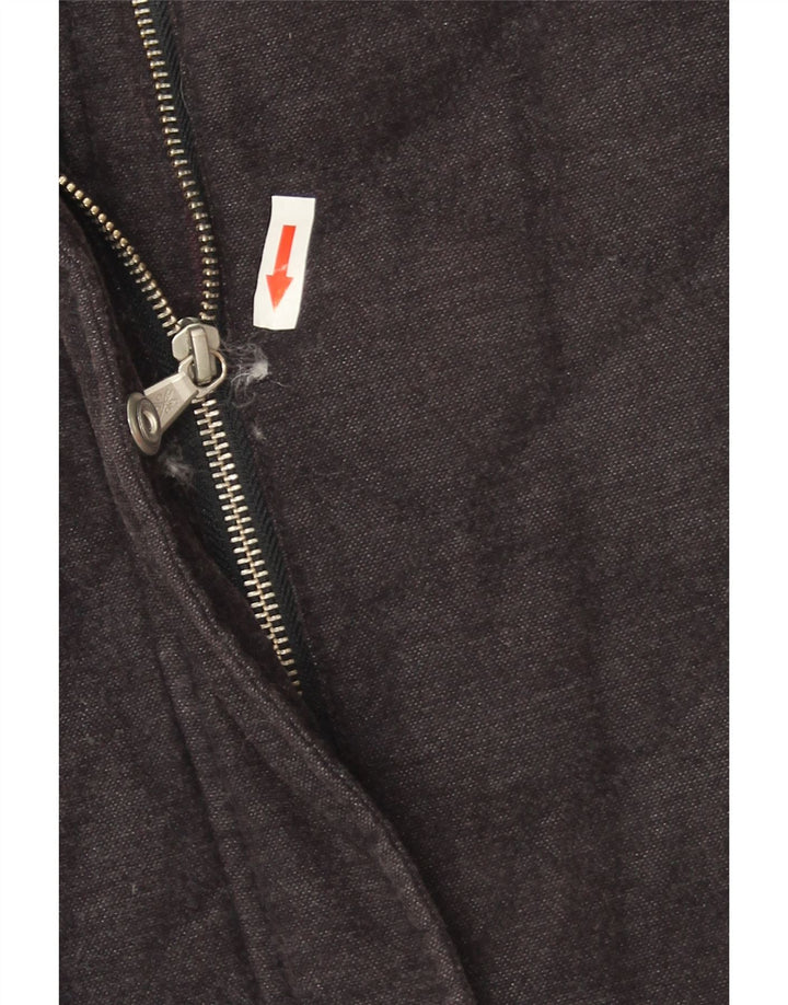 Crew Clothing Damska pikowana kurtka oversize UK 10, mała, czarna, bawełniana