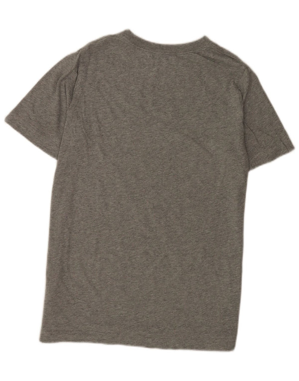 Chłopięcy T-shirt z grafiką Nike o standardowym kroju, 13-14 lat XL, szara bawełna