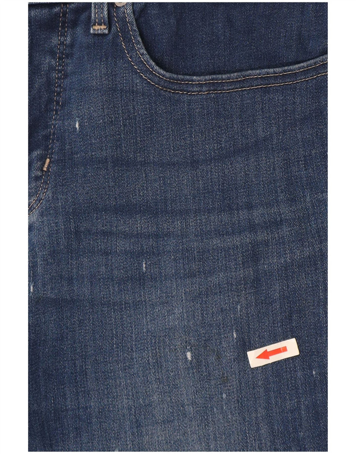 Damskie spodenki jeansowe Levi's 312 W30 Średnioniebieskie bawełniane