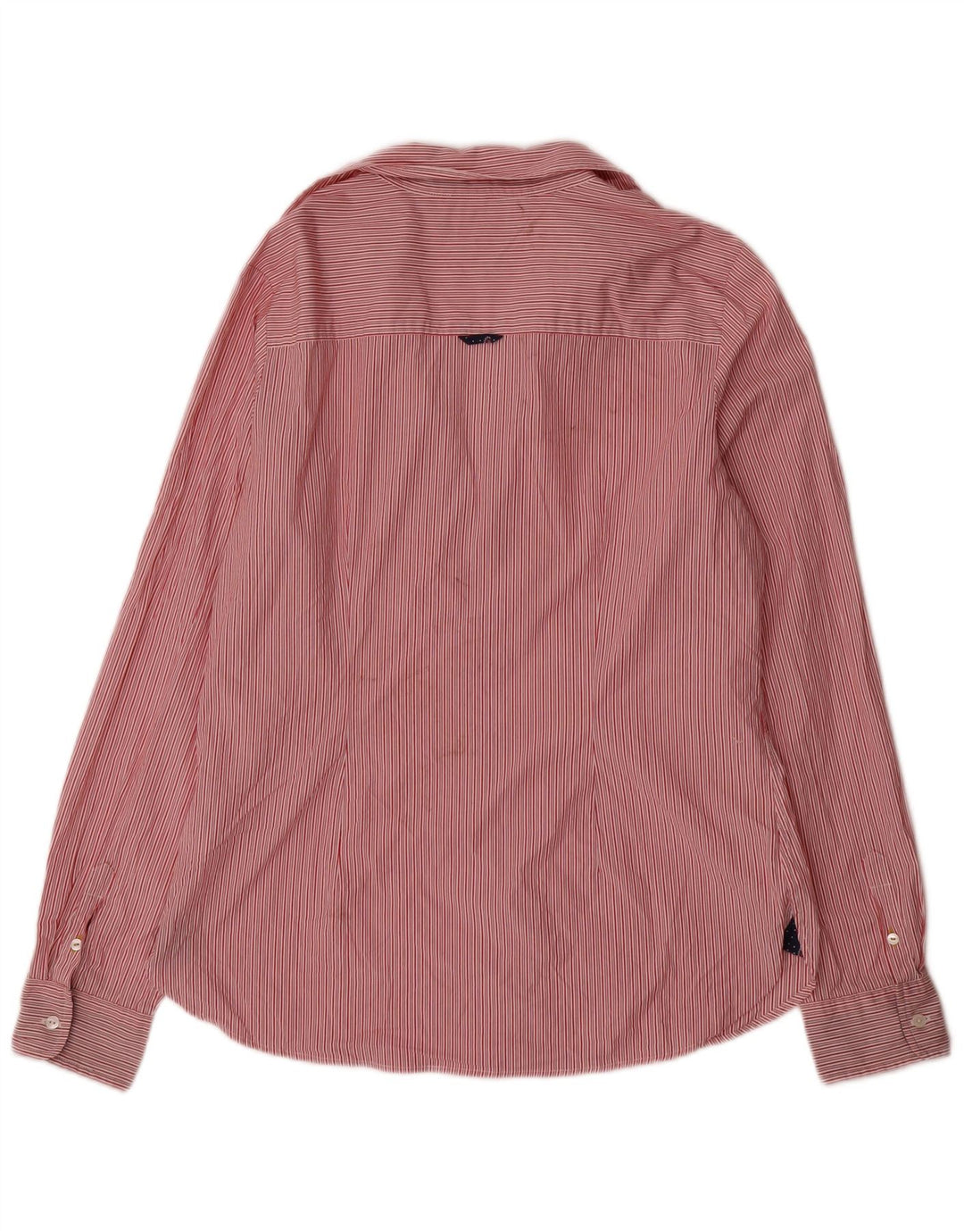 Dopasowana koszula damska Tommy Hilfiger US 12 w duże czerwone prążki