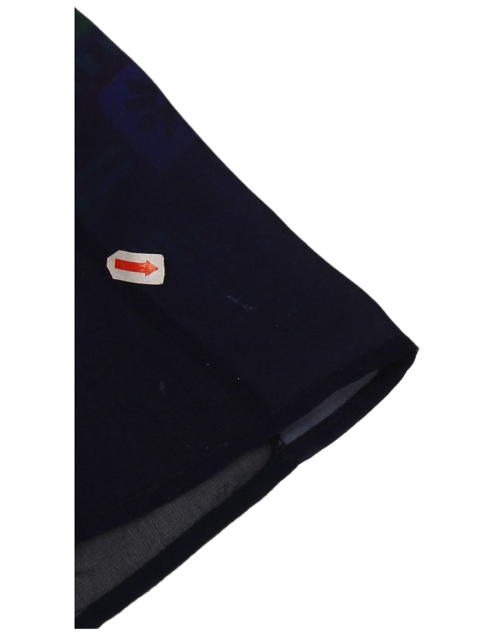 Desigual damska sukienka podstawowa bez rękawów w abstrakcyjny wzór EU 34 XS granatowa