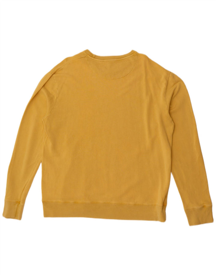 Cos Męska bluza dresowa XL Żółta bawełna