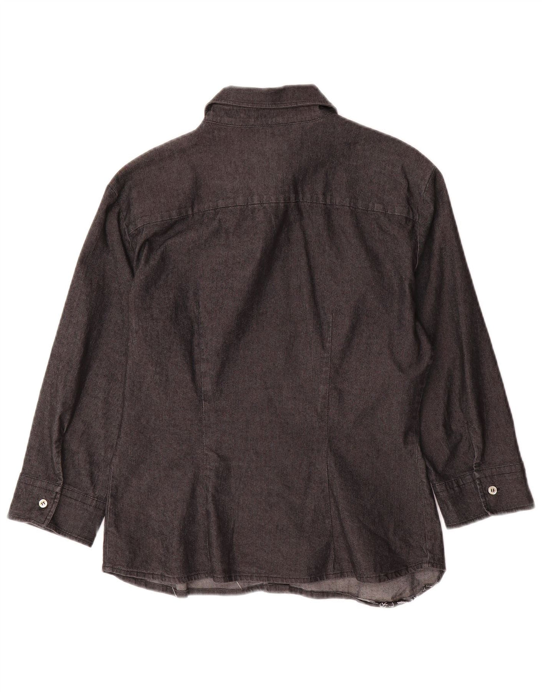 Koszula damska BENETTON z rękawem 3/4 UK 10, mała, szara, bawełniana