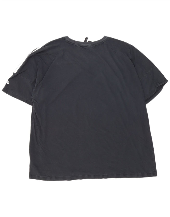 Adidas Męska koszulka Top 2XL Czarna bawełna