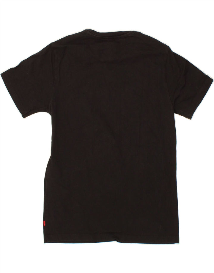 LEVI'S Mens Graphic T-Shirt Top XS Black Cotton Vintage Levi's and Second-Hand Levi's from Messina Hembry 