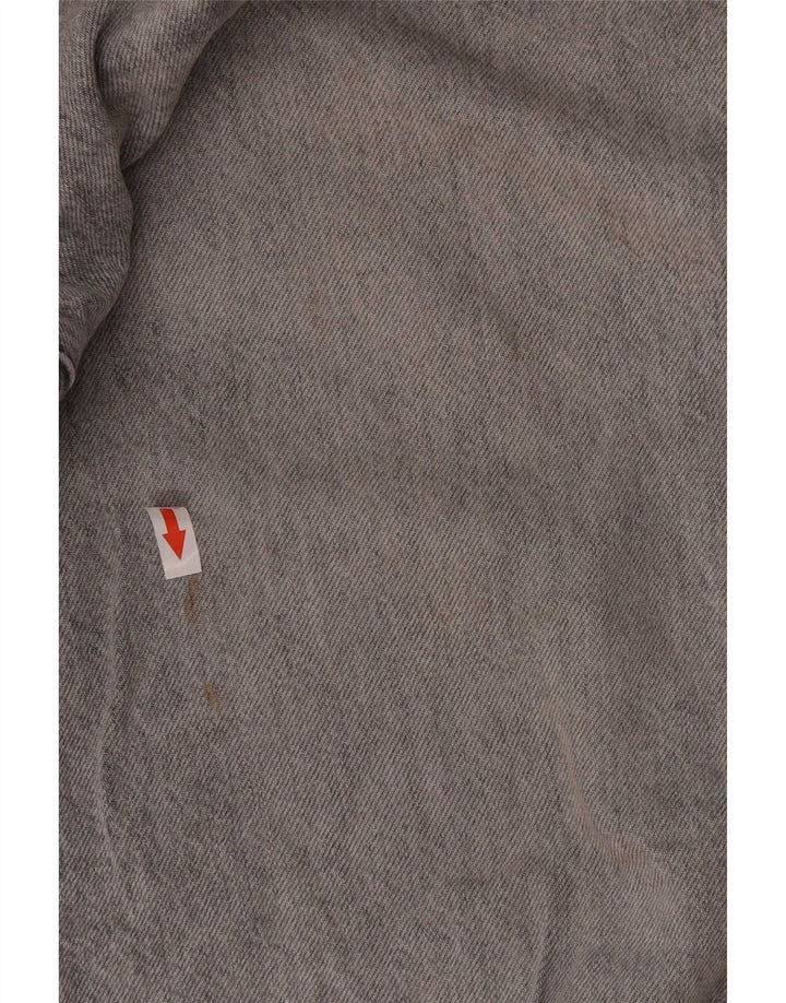 Męskie proste dżinsy Zara EU 44 Large W34 L30 Szara bawełna