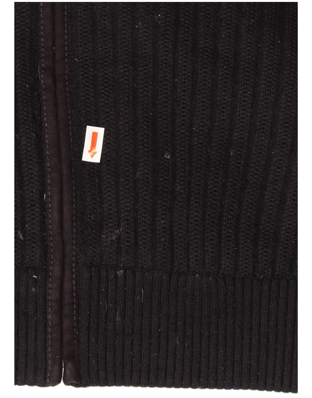 Męski sweter kardigan Pierre Cardin IT 56 XL, czarny poliester