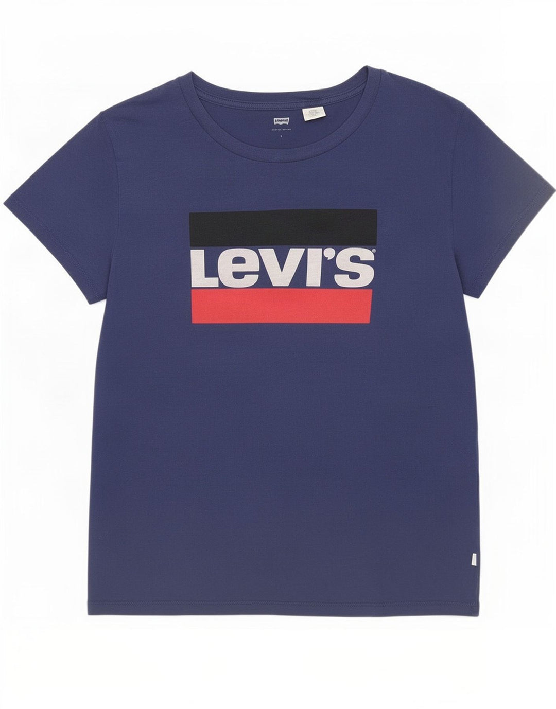 Damska koszulka z grafiką Levi's Top UK 16, duża, granatowa