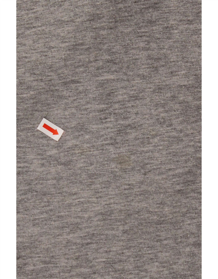 COS Damski sweter oversize UK 14, duży, szary, bawełniany