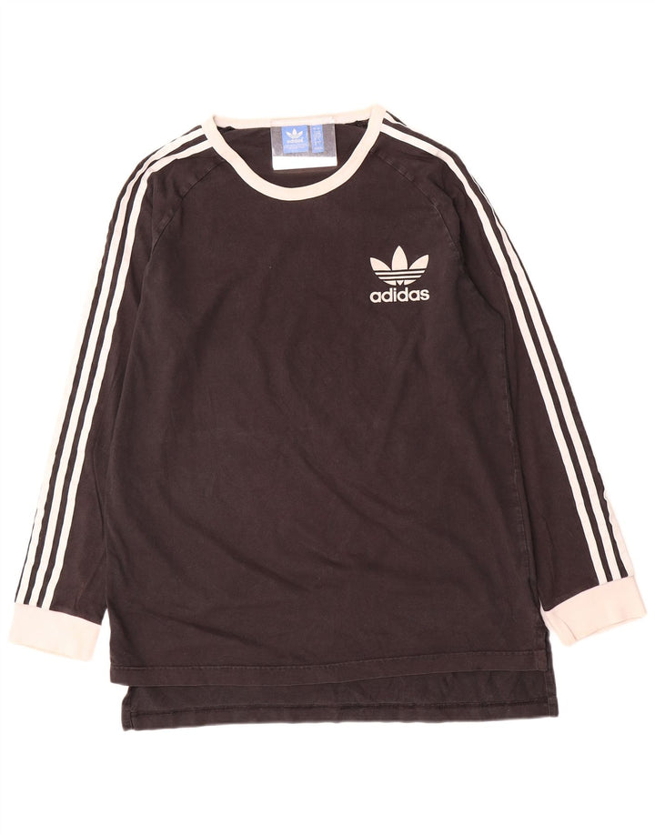 Męska koszulka Adidas z długim rękawem, duża, czarna, bawełniana z blokami kolorów