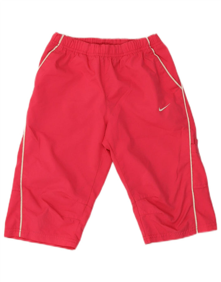 Spodenki sportowe Nike Dziewczęce Bermudy 7-8 lat, duże, różowe, poliestrowe
