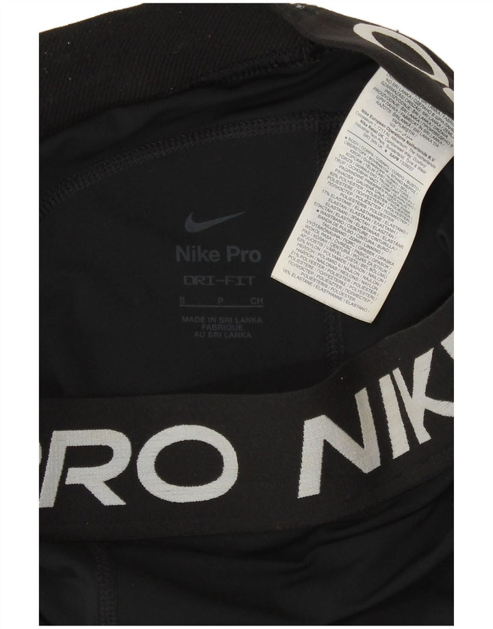 Damskie spodenki sportowe Nike Dri Fit Graphic UK 10, małe, czarne, poliestrowe