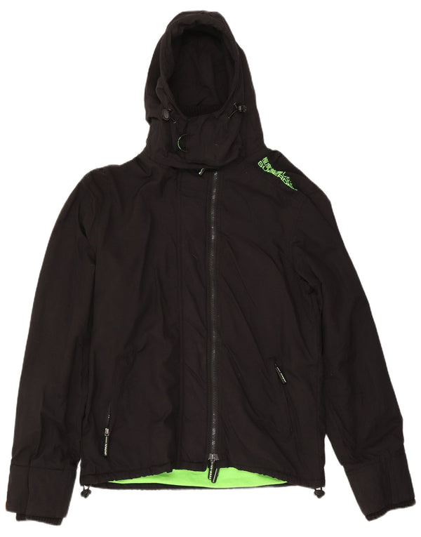 Męska kurtka wiatrówka Superdry UK 42 XL, czarny nylon