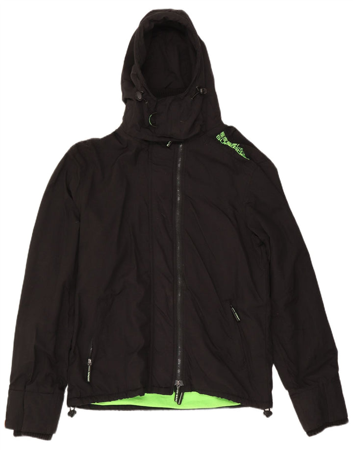 Męska kurtka wiatrówka Superdry UK 42 XL, czarny nylon
