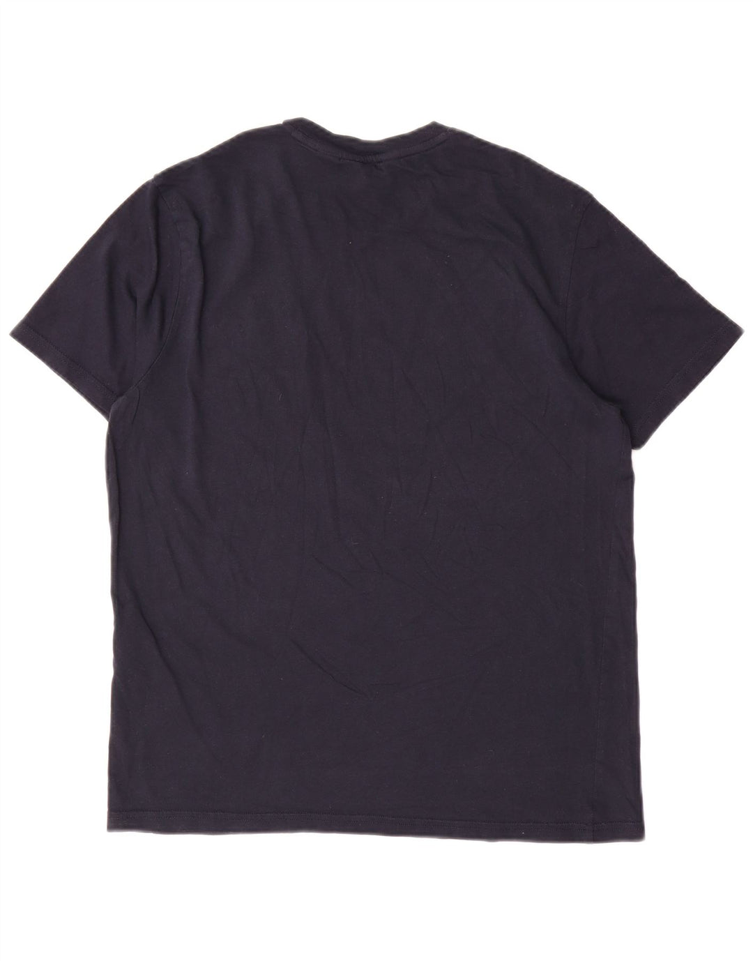 BEN SHERMAN Męski T-shirt Top Średni Granatowy Bawełniany