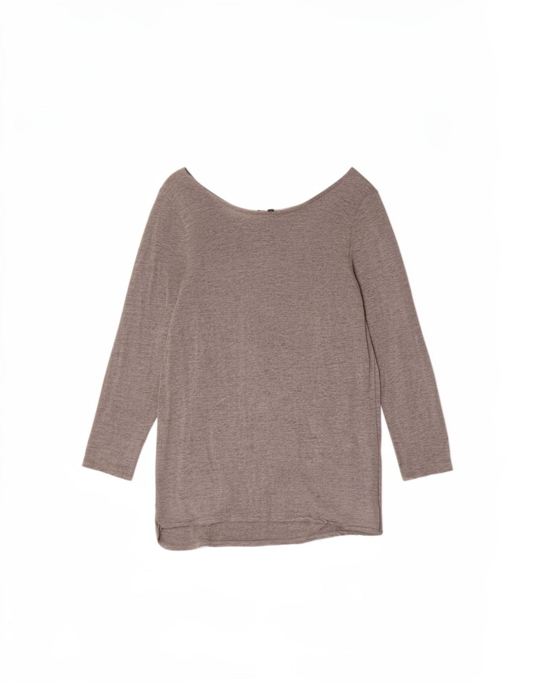 Damski top Massimo Dutti z rękawem 3/4 UK 12, średnioszara wiskoza
