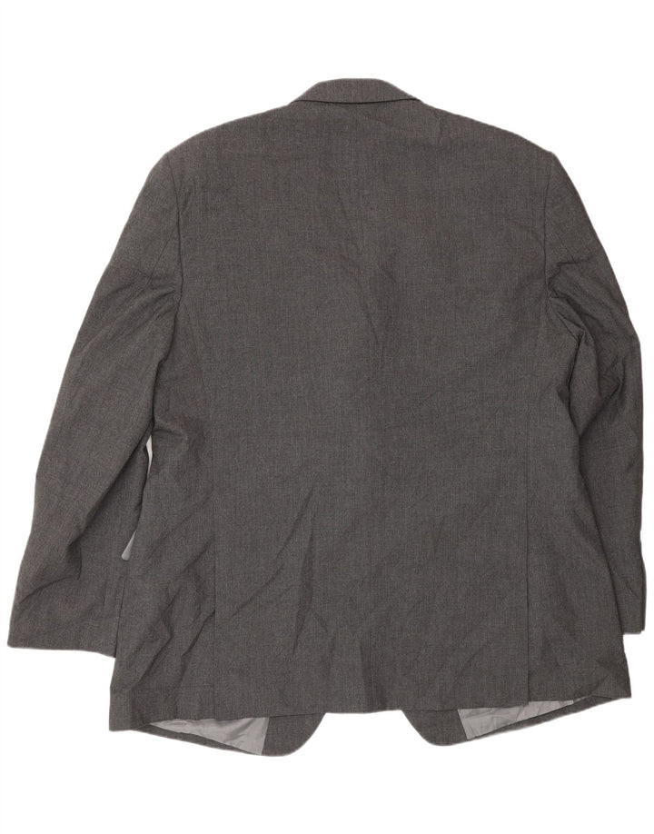 Marks & Spencer Męska marynarka zapinana na 2 guziki UK 48 2XL Szary poliester