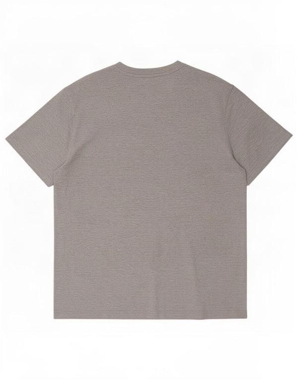 Męski T-shirt z grafiką Mountain Warehouse, góra XL, szara, nakrapiana bawełna