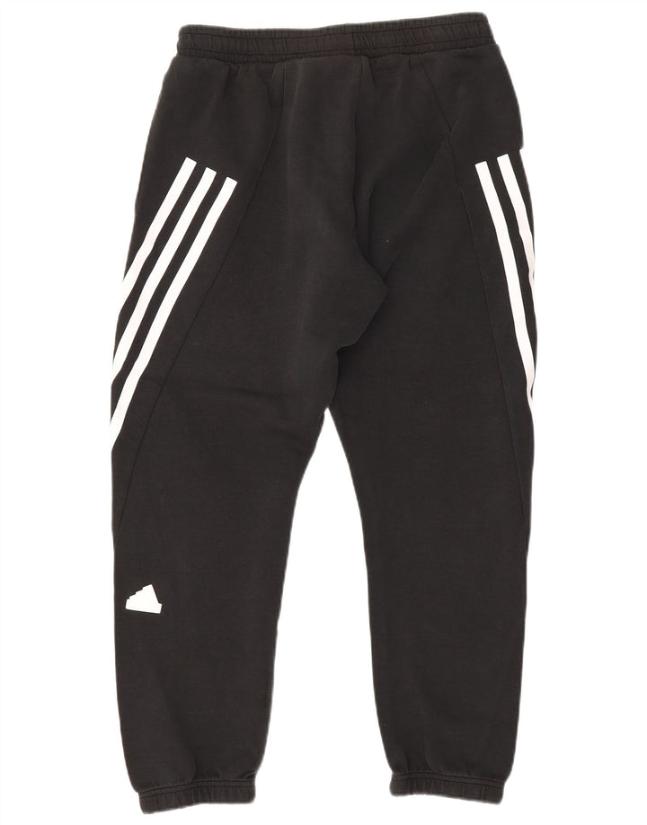 Męskie spodnie dresowe Adidas, średnie czarne, bawełniane