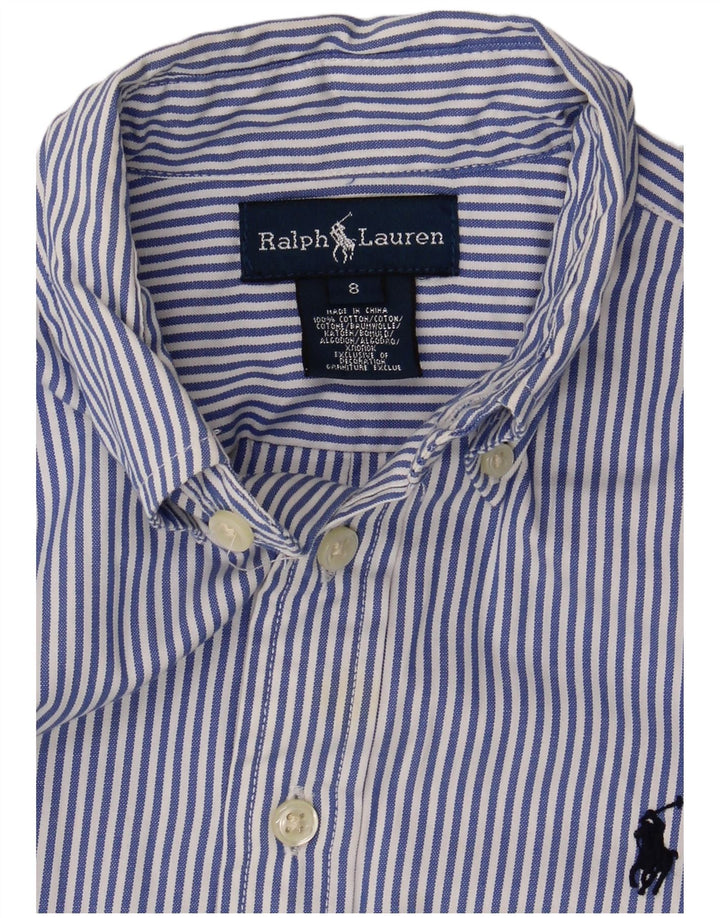 Koszula chłopięca Ralph Lauren 7-8 lat, bawełniana w niebieskie paski