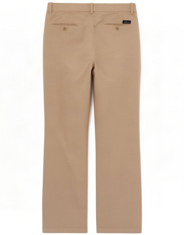 Trussardi Męskie proste spodnie chino IT 48 Medium W32 L31 Beżowa bawełna