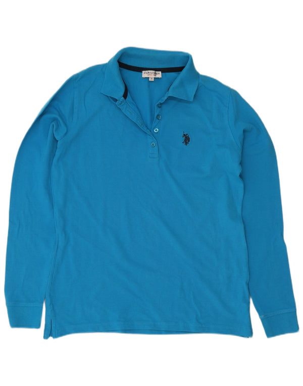 US Polo Assn. Koszula damska z długim rękawem UK 10 Small Blue
