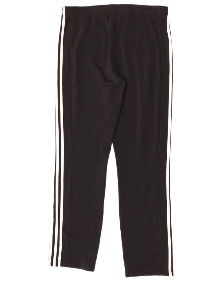 Damskie spodnie dresowe Adidas UK 8/10, małe, czarne, poliestrowe