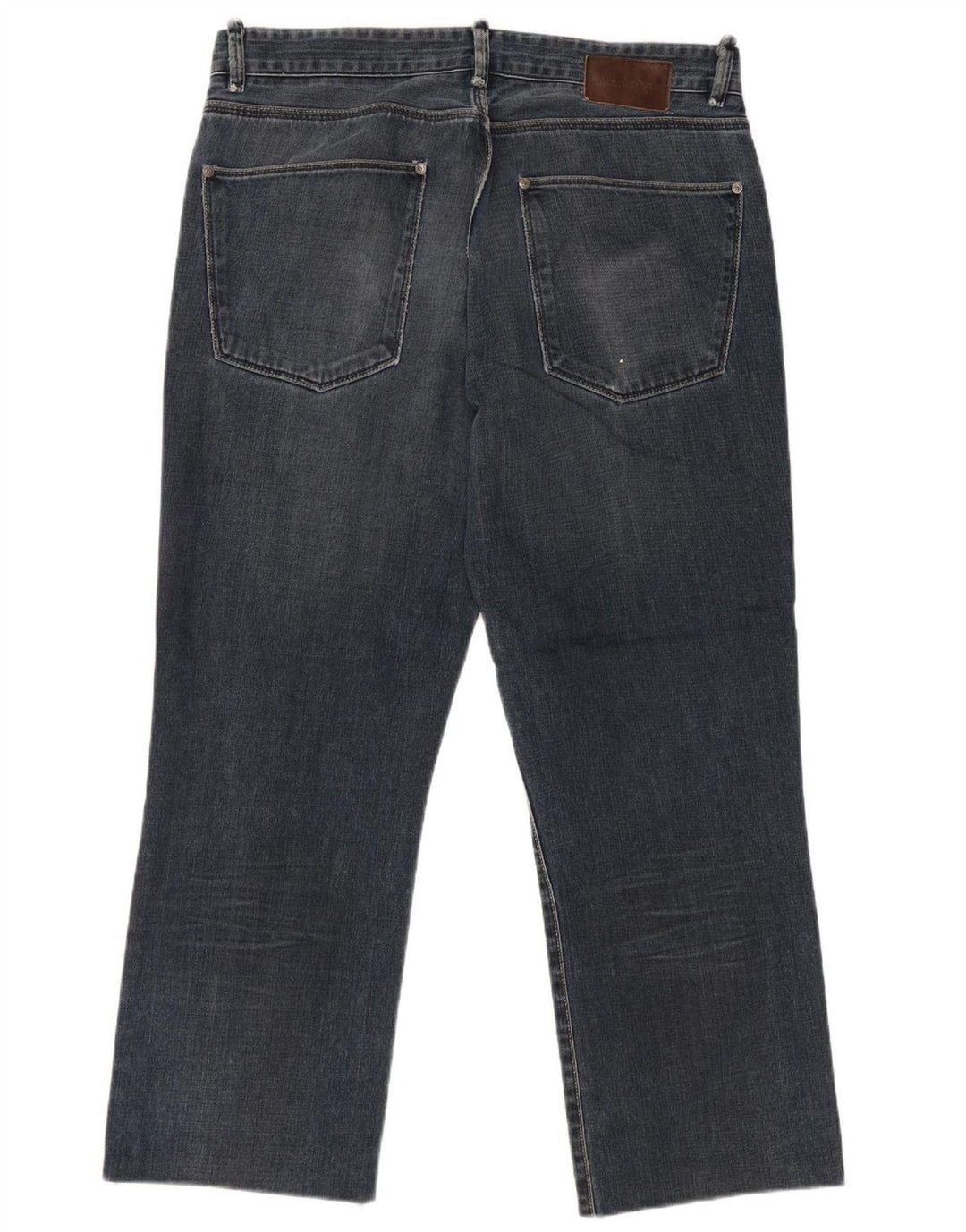 MASSIMO DUTTI Mens Straight Jeans EU 46 Large W36 L27 Blue Cotton
