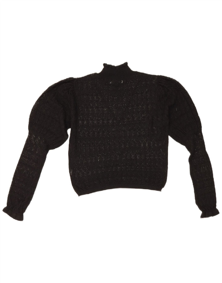 Sweter damski Zara z golfem UK 12, średni czarny