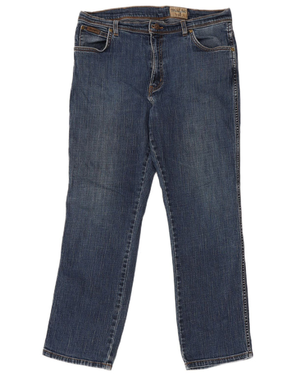 Męskie jeansy Wrangler Texas Stretch Straight W36 L30 Niebieskie, bawełniane