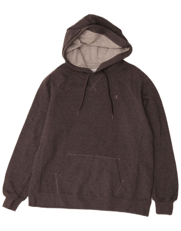 Męski sweter z kapturem Champion XL, szary, bawełniany