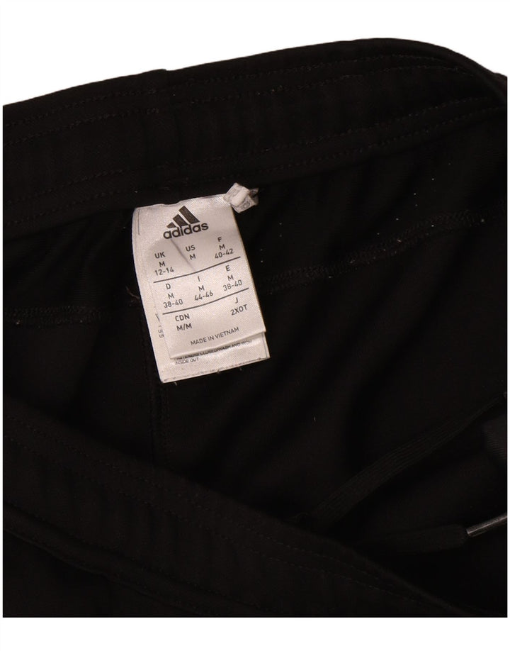 Damskie spodnie dresowe Adidas UK 12/14 Średni czarny poliester