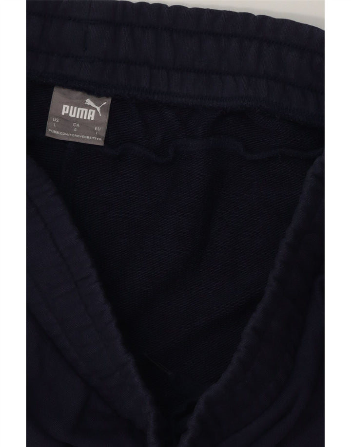 Męskie spodenki sportowe PUMA z grafiką, duże, granatowe