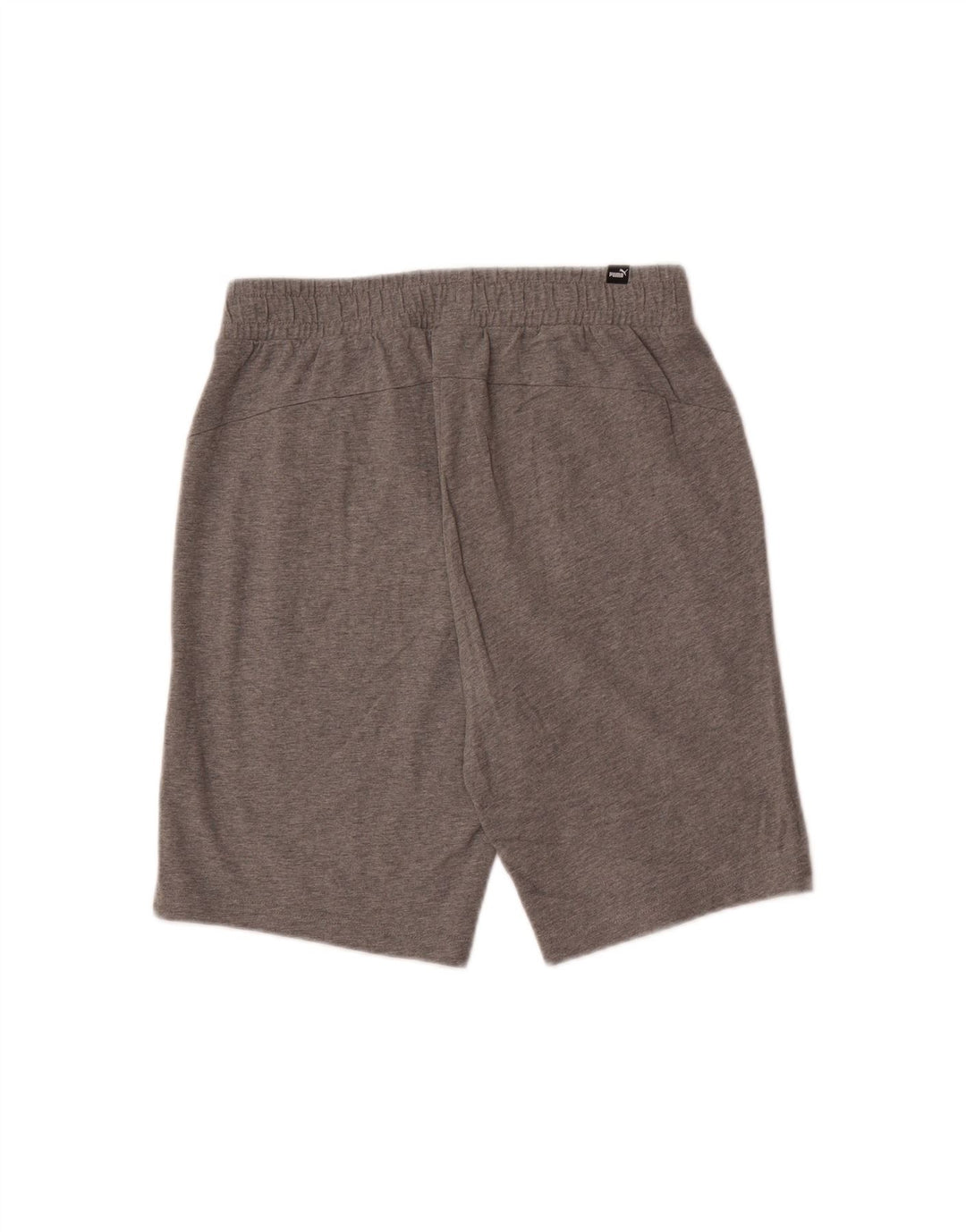 PUMA Womens Sport Shorts UK 14 Medium  Grey Cotton