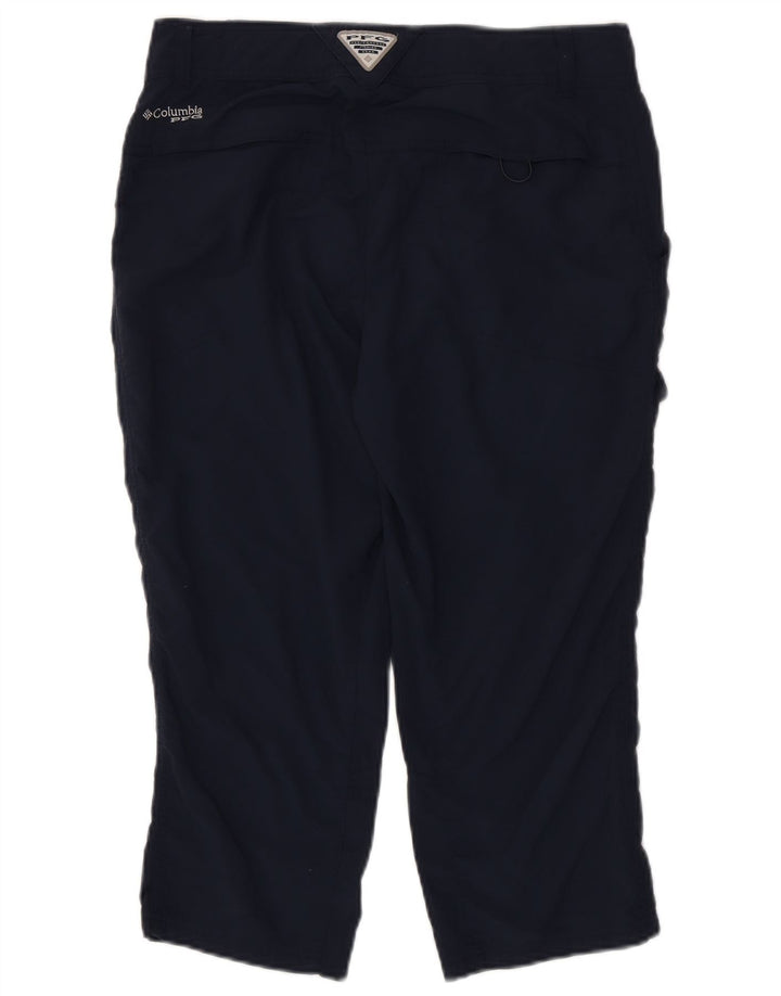 Spodnie damskie COLUMBIA Straight Capri US 8 Medium W32 L21 Granatowe