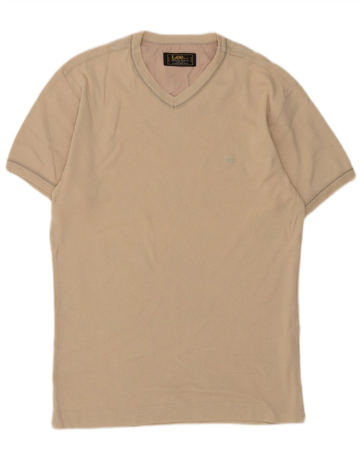 T-shirt męski Lee Top XL, beżowy