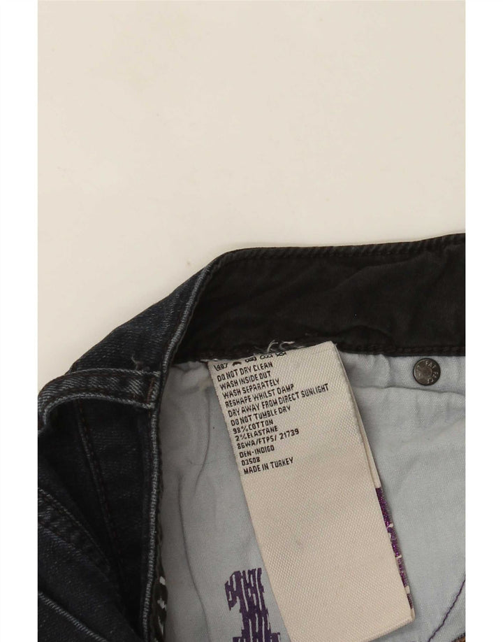 Damskie jeansy Bootcut Fat Face UK 10 Small W30 L32 Granatowa bawełna