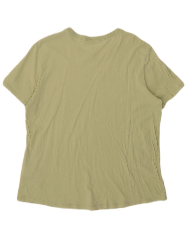 Męski T-shirt z grafiką Nike, duży, zielony, bawełniany