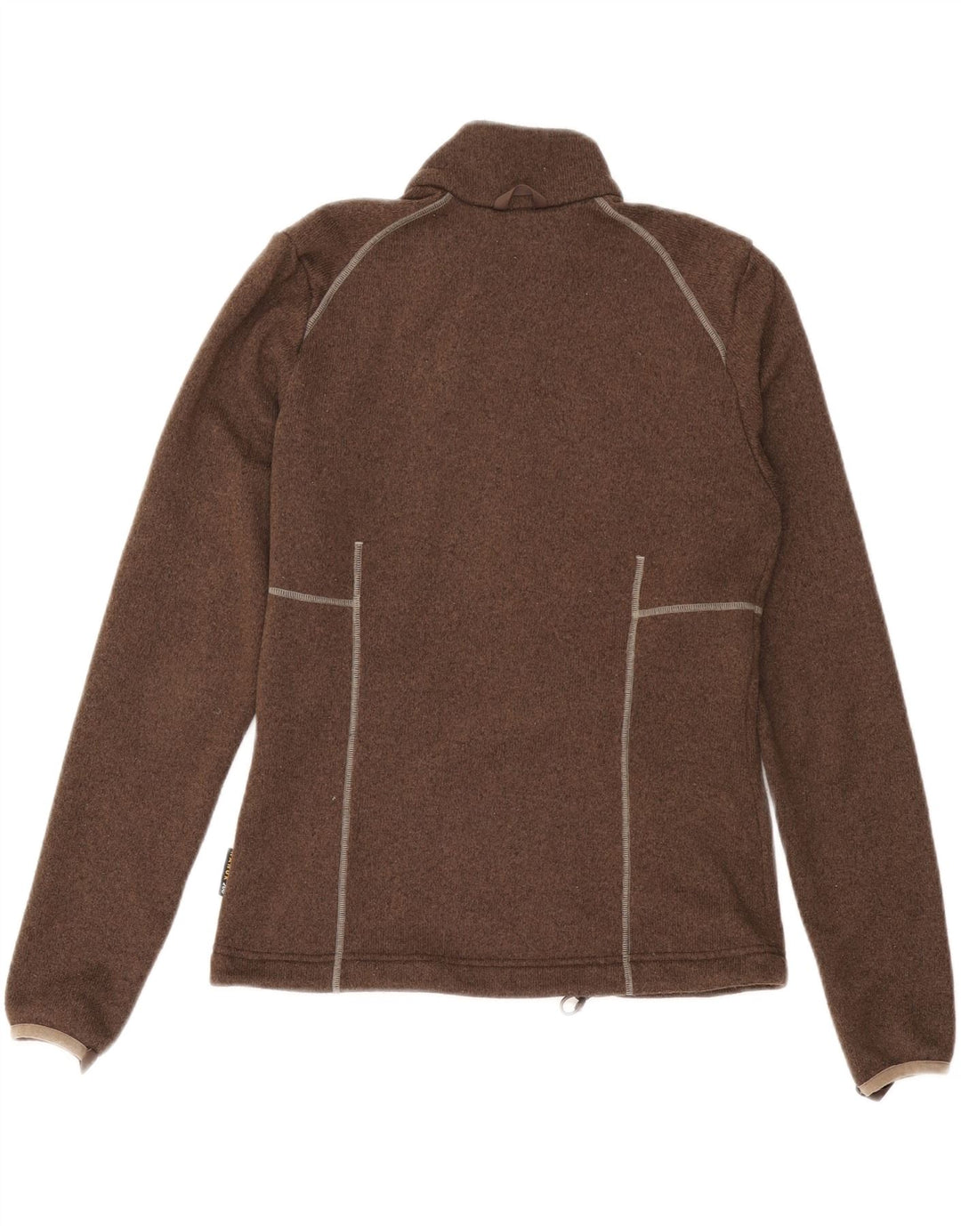 Damska kurtka dresowa JACK WOLFSKIN UK 10, mała, brązowa, poliester