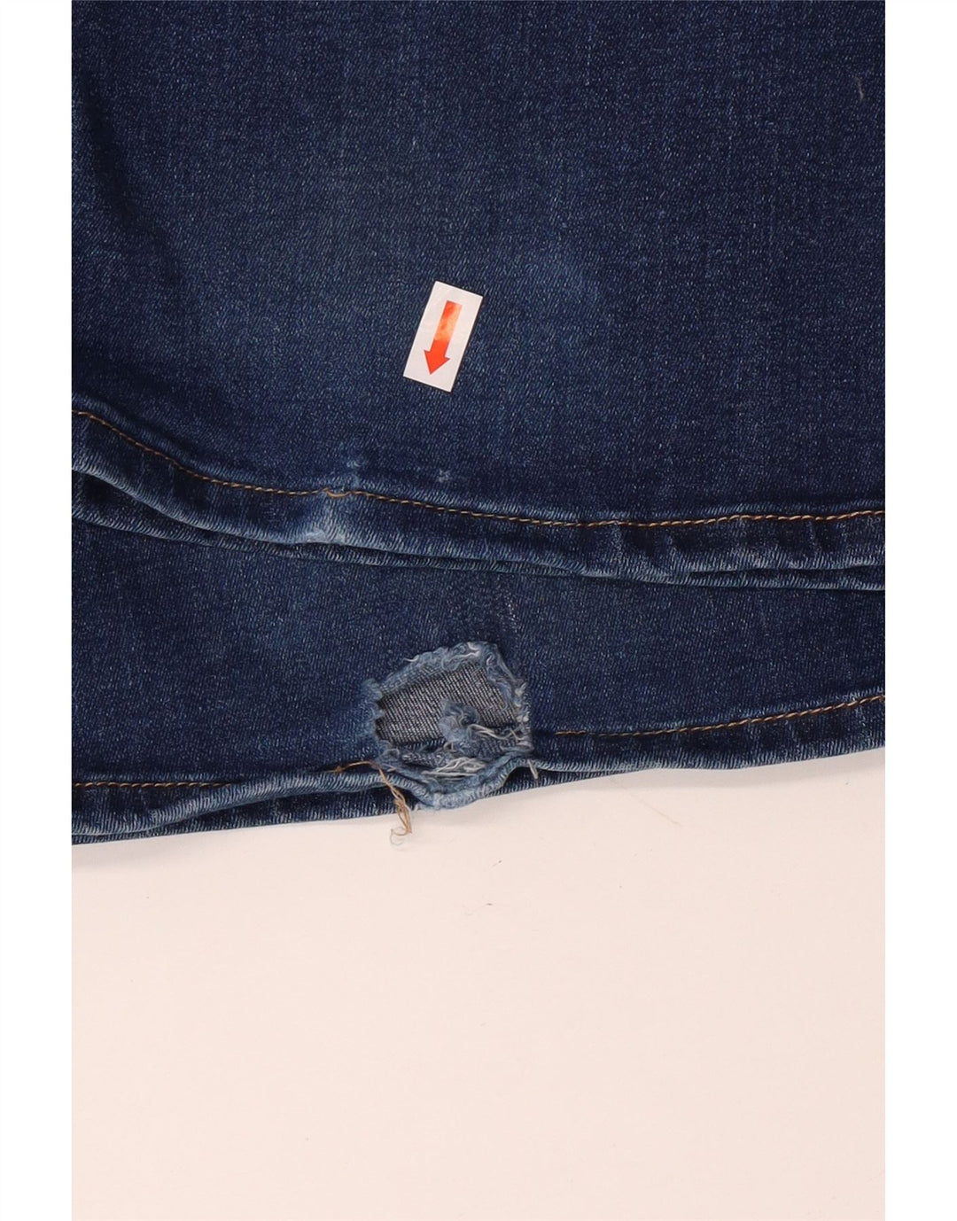 7 FOR ALL MANKIND Damskie jeansy rozkloszowane W26 L35 Niebieska bawełna