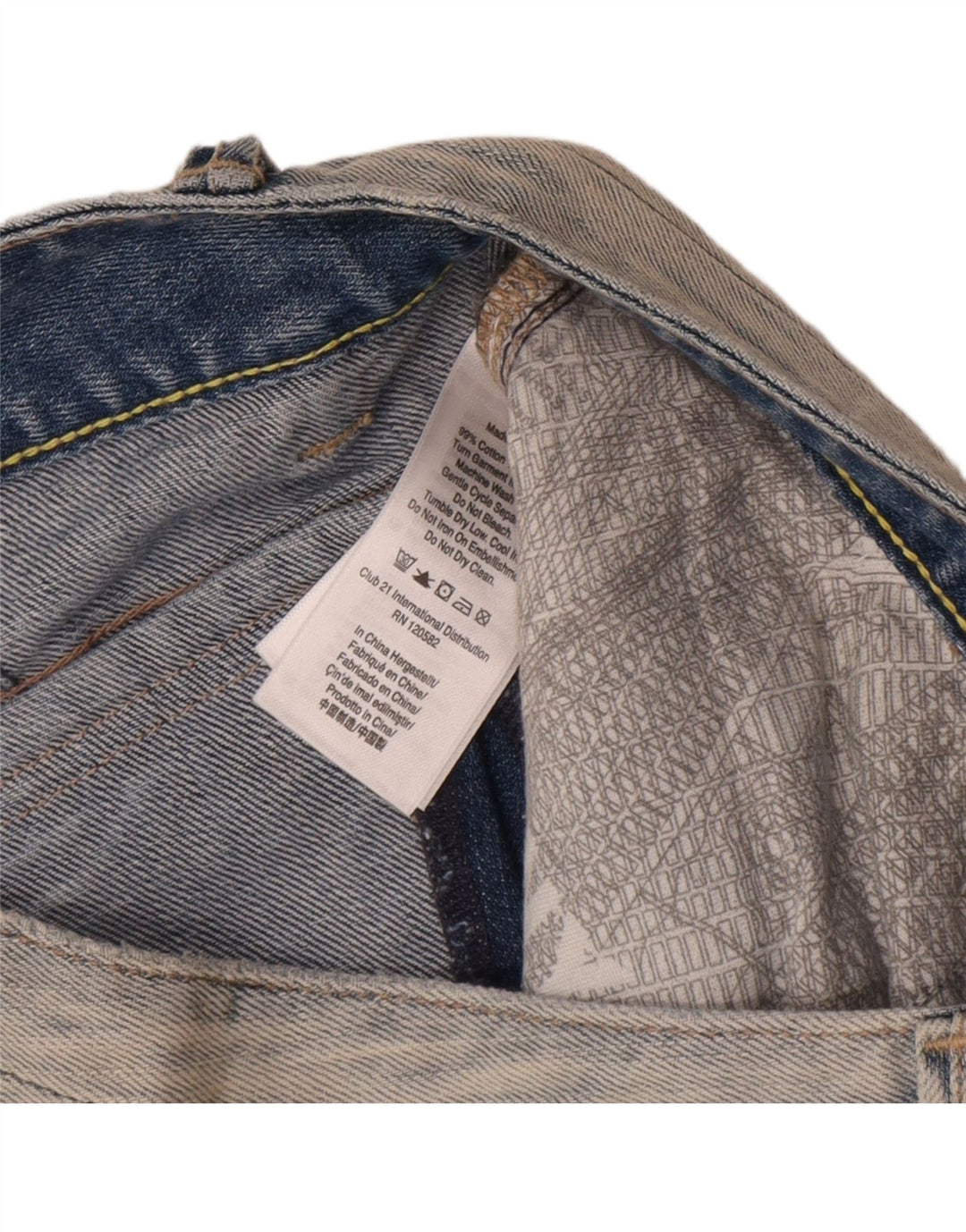 Damskie spodenki jeansowe Dkny US 6 Medium W32, niebieska bawełna