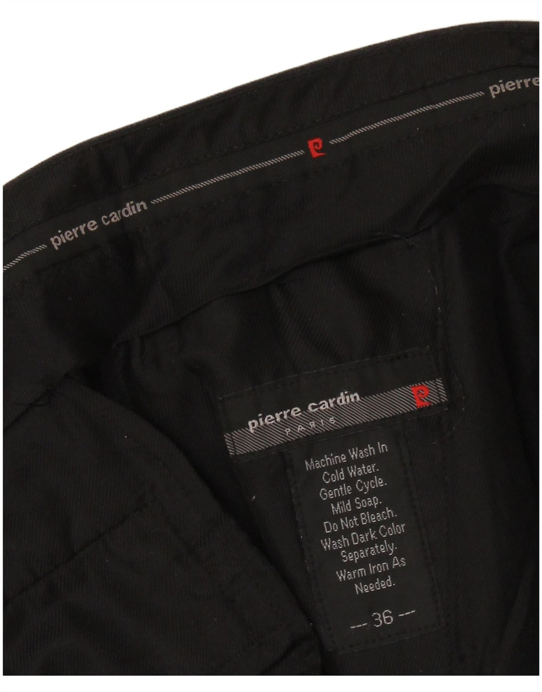 Męskie spodnie chino PIERRE CARDIN W36 L26 szare
