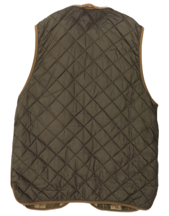 Męska pikowana kamizelka Barbour UK 44 Large Khaki