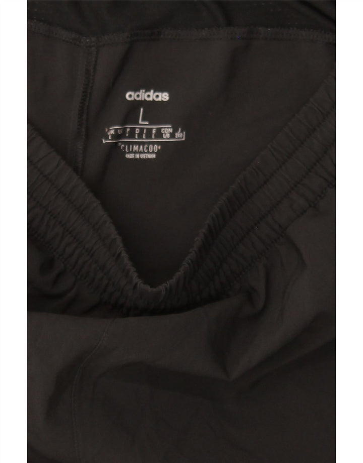 ADIDAS Mens Climacool Sport Shorts Large Black Polyester Vintage Adidas and Second-Hand Adidas from Messina Hembry 