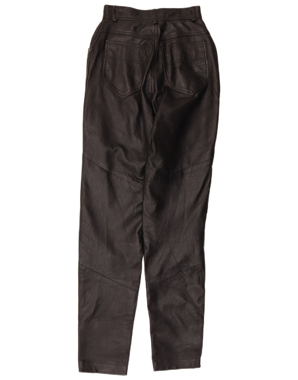 Spodnie damskie Wilsons Slim Leather UK 4 XS W24 L33 Czarna skóra