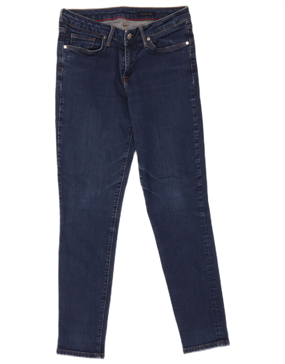 Damskie jeansy Skinny Tommy Hilfiger W28 L30 Granatowy poliester