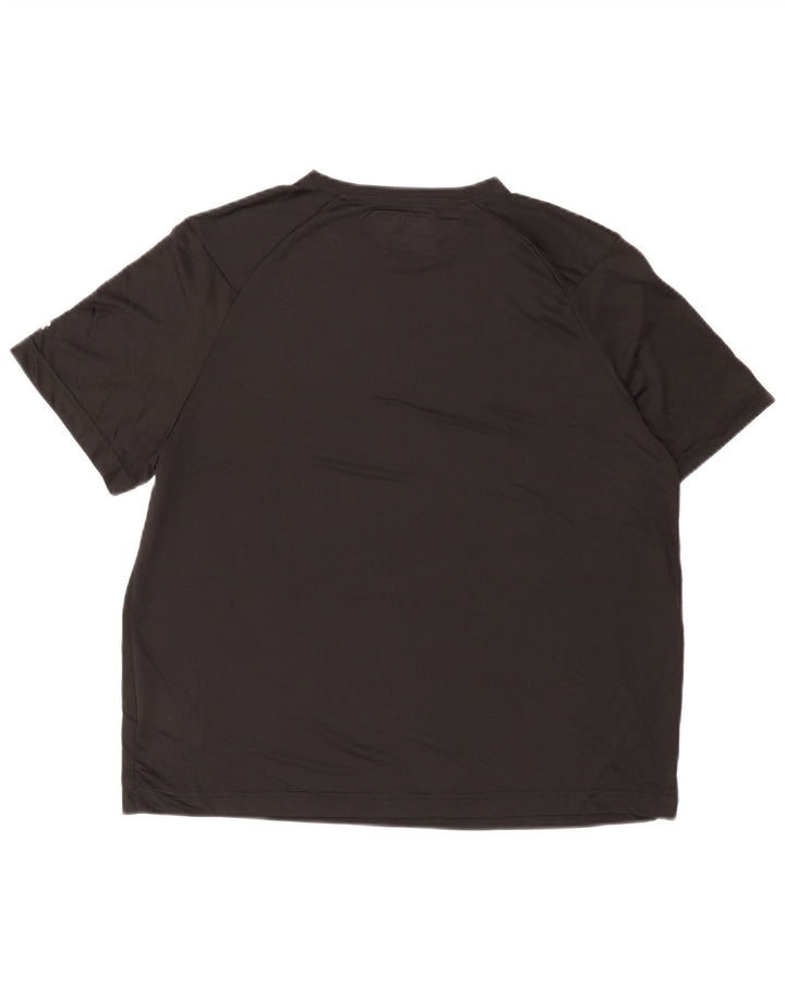 Męska koszulka Russell Athletic Top, duża, czarna, poliestrowa, sportowa