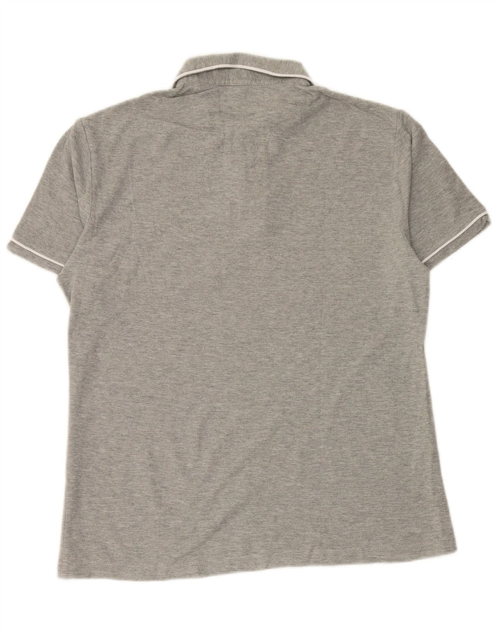 Męska koszulka polo Penguin Heritage Slim Fit w średnie szare paski